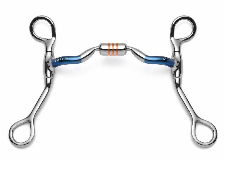 Cavalon Short Shank Low Port Capsule Sweet Iron Curb