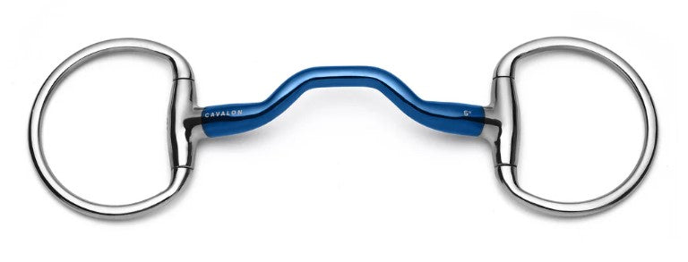 Cavalon Eggbutt Low Port Mullen Sweet Iron Snaffle