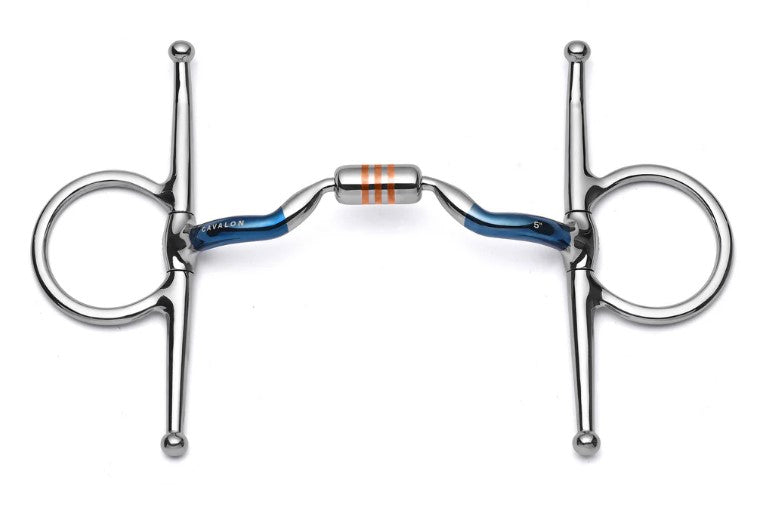 Cavalon Full Cheek Low Port Capsule Sweet Iron Snaffle