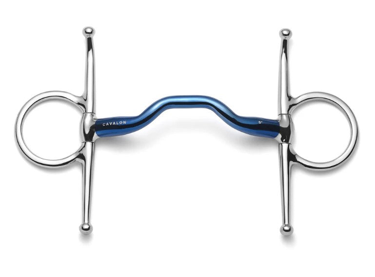 Cavalon Full Cheek Low Port Mullen Sweet Iron Snaffle
