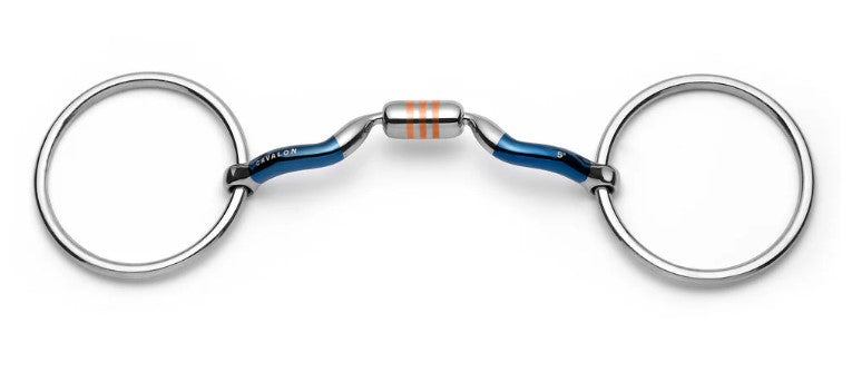 Cavalon Loose Ring Low Port Capsule Sweet Iron Snaffle