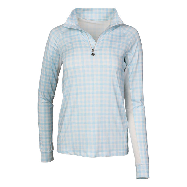 Dapple Bay Blue Gingham Riding Top