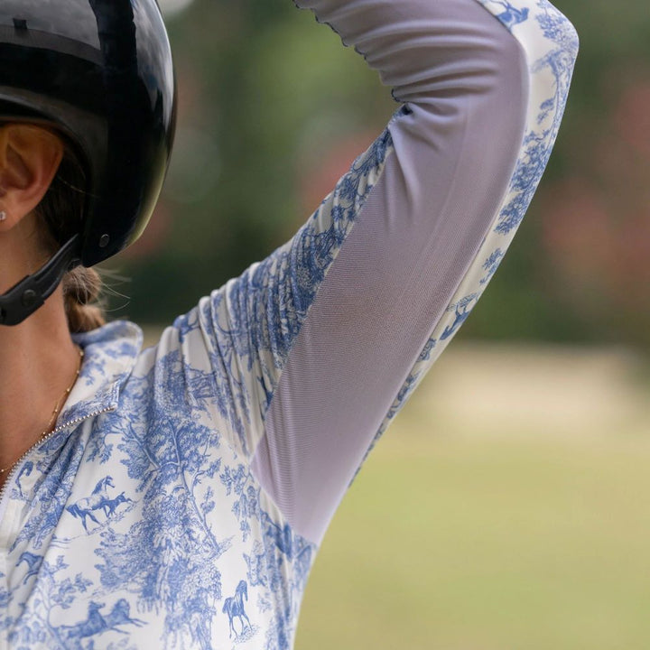 Dapple Bay Toile Riding Top