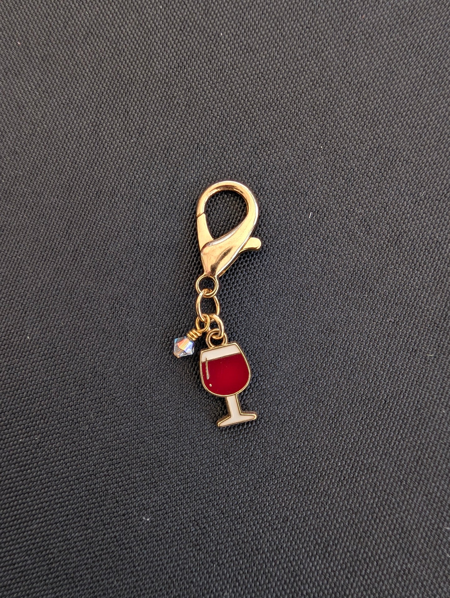 Wine Glass Charm