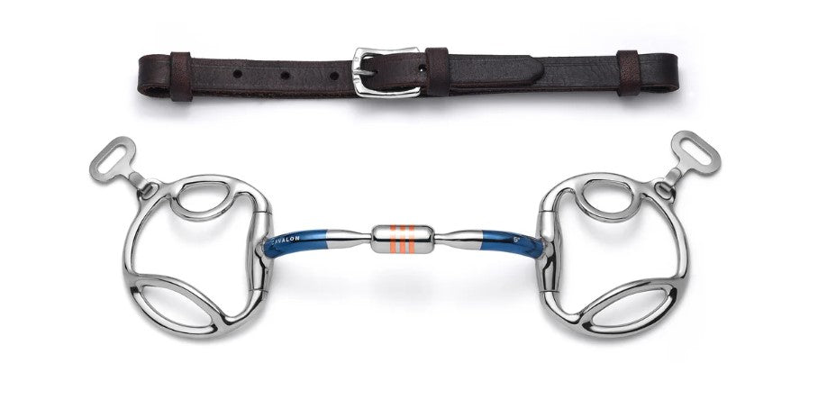 Cavalon Slotted Dee Ring Capsule Sweet Iron Snaffle