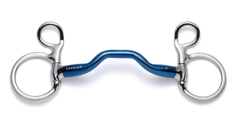 Cavalon Baucher Low Port Mullen Sweet Iron Snaffle