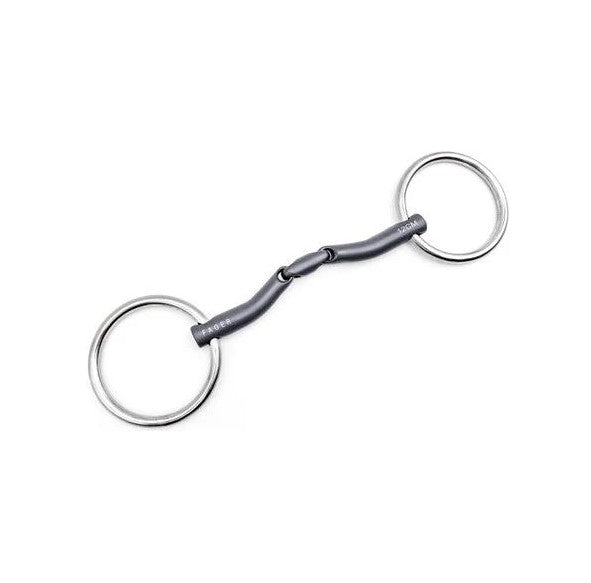 Fager Mary Titanium Bradoon Double Jointed Loose Ring