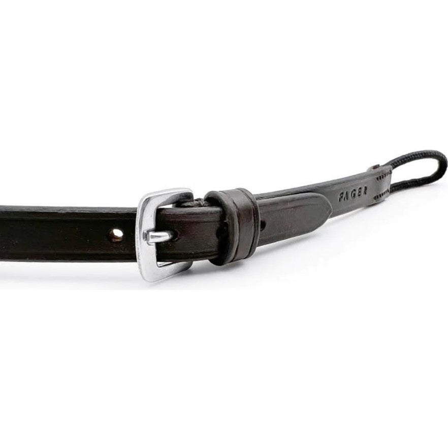 Fager Curb Strap Leather
