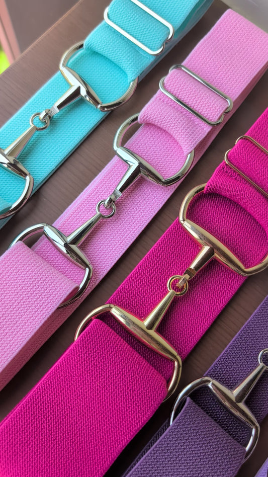 Bit Belt - Silver Hardware