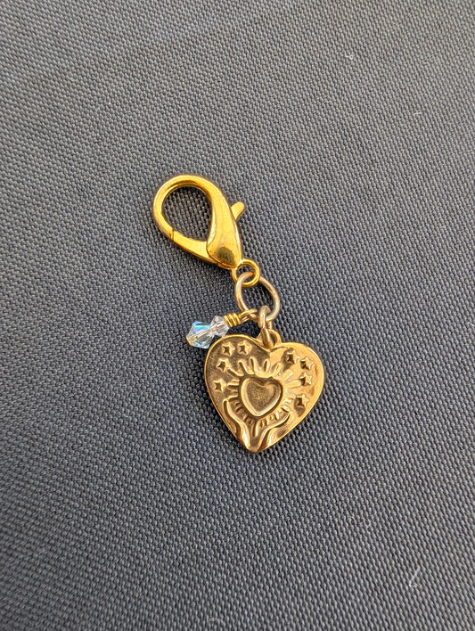 Gold Heart Charm