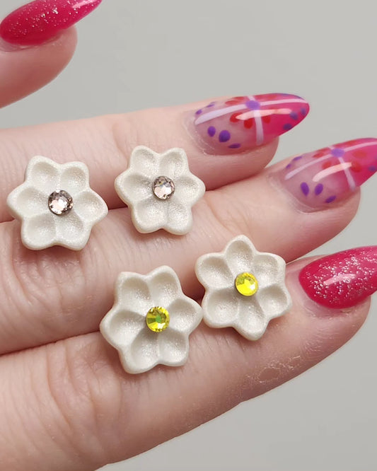Daisy Crystal Studs