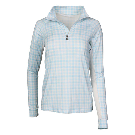 Dapple Bay Blue Gingham Riding Top