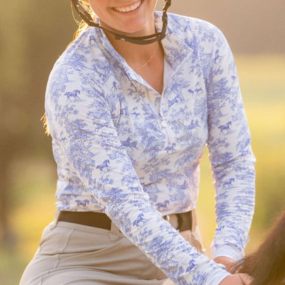 Dapple Bay Toile Riding Top