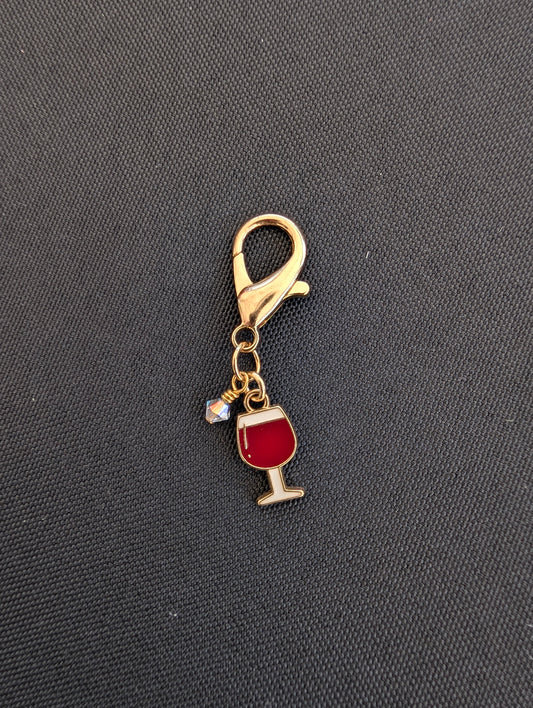 Wine Glass Charm